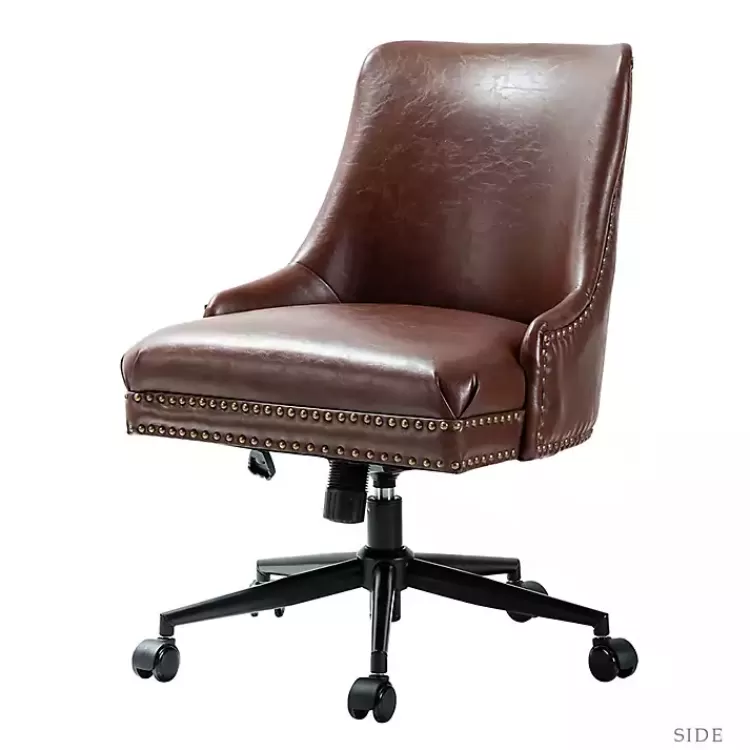 Faux Leather Rocking Office Chair>Kirklands Home Store