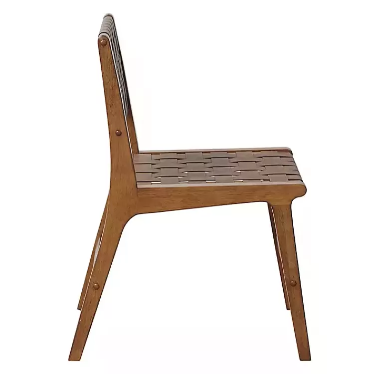 brown_faux_leather_woven_dining_chairs_set_of__3.webp Faux Leather Woven Dining Chairs, Set of 2>Kirklands Home Sale