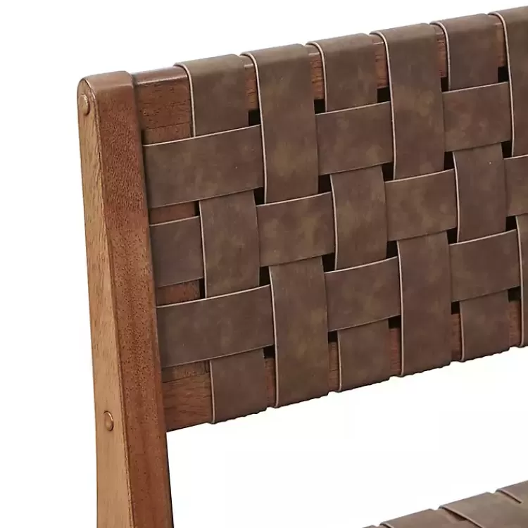 brown_faux_leather_woven_dining_chairs_set_of__5.webp Faux Leather Woven Dining Chairs, Set of 2>Kirklands Home Sale