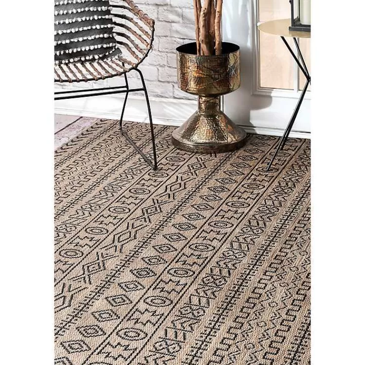brown_jamie_outdoor_area_rug_x_3.webp Jamie Outdoor Area Rug, 6x9>Kirklands Home Clearance