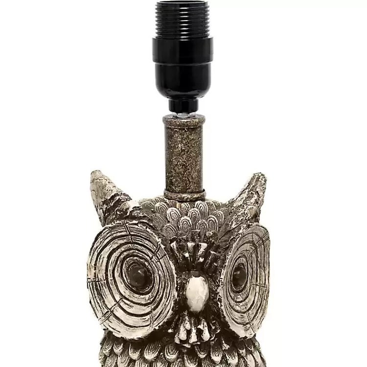 brown_owl_and_green_shade_table_lamp_7.webp Brown Owl and Shade Table Lamp>Kirklands Home Discount