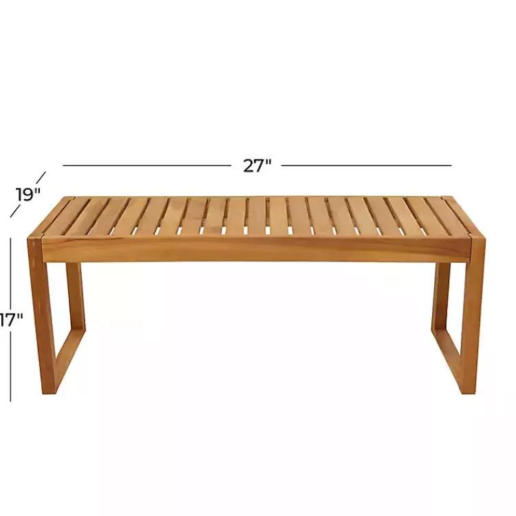 brown_teak_wood_slatted_outdoor_coffee_table_3.webp Teak Wood Slatted Outdoor Coffee Table>Kirklands Home Hot