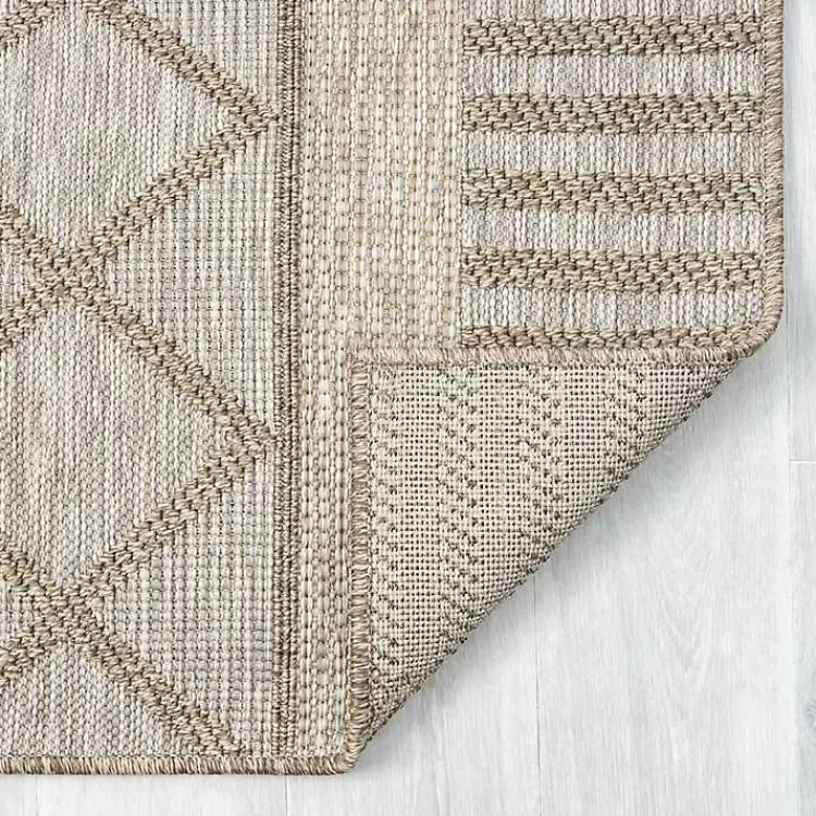 brown_transitional_stripes_outdoor_rug_x_4.webp Brown Transitional Stripes Outdoor Rug, 8x10>Kirklands Home Cheap