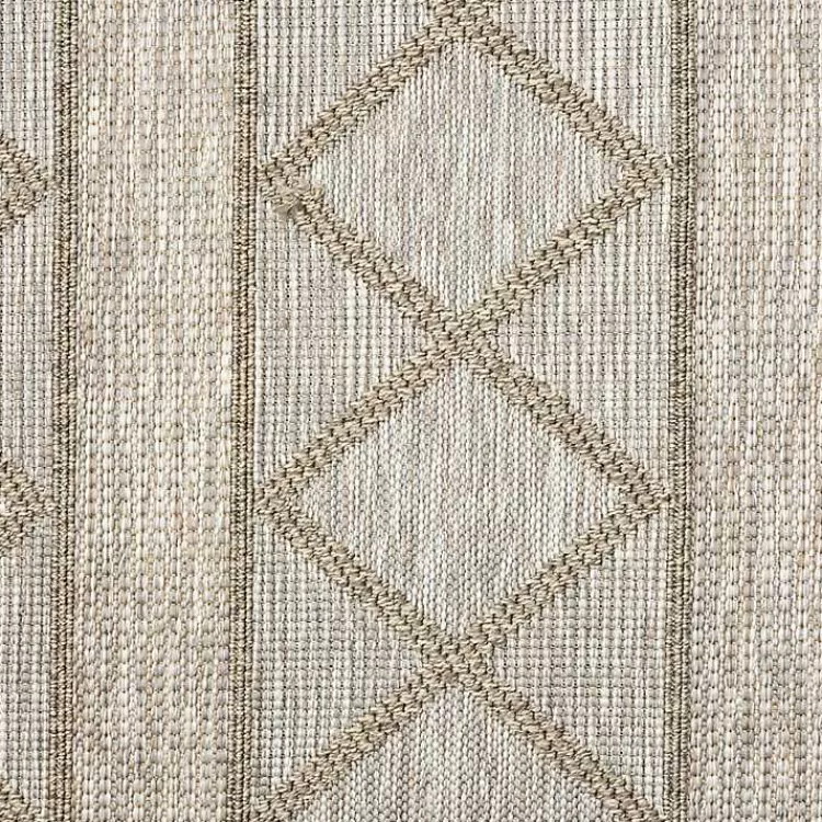 brown_transitional_stripes_outdoor_rug_x_8.webp Brown Transitional Stripes Outdoor Rug, 8x10>Kirklands Home Cheap