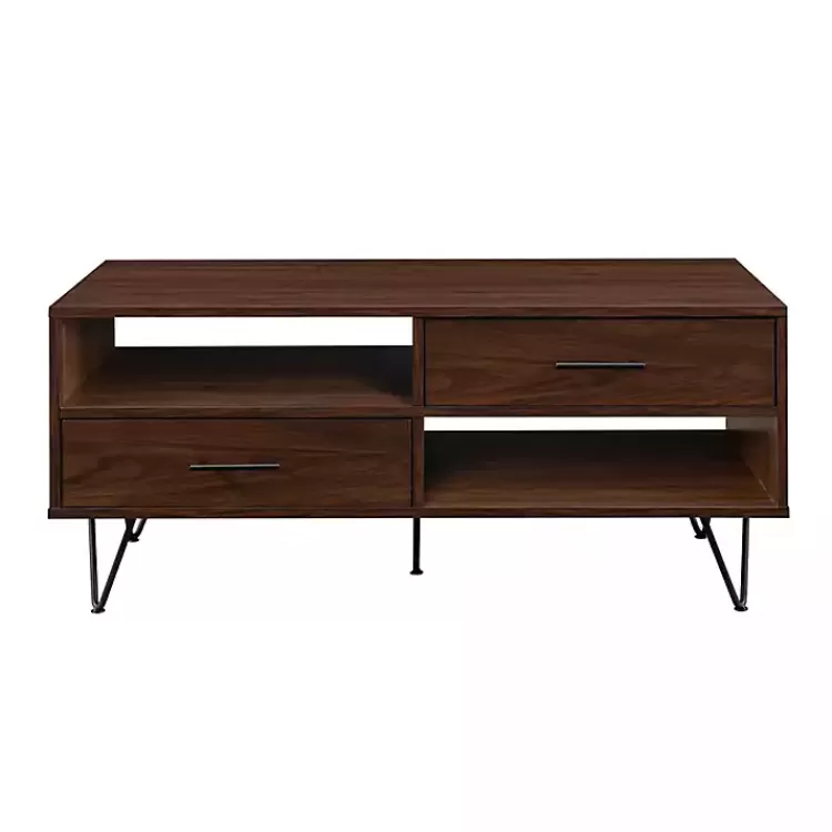 brown_wood__black_metal_hairpin_legs_coffee_table_3.webp Brown Wood & Black Metal Hairpin Legs Coffee Table>Kirklands Home Best Sale