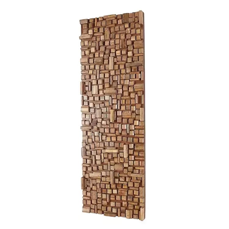brown_wood_geometric_block_wall_plaque_x_in_3-1.webp Wood Geometric Block Wall Plaque, 16x48 in.>Kirklands Home Cheap