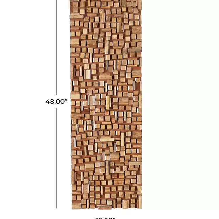brown_wood_geometric_block_wall_plaque_x_in_6-1.webp Wood Geometric Block Wall Plaque, 16x48 in.>Kirklands Home Cheap