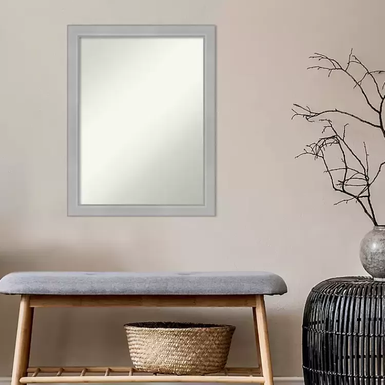 Brushed Nickel Modern Decorative Wall Mirror>Kirklands Home Fashion