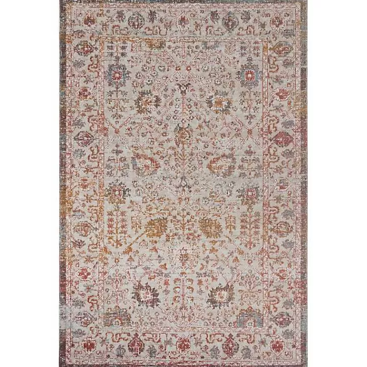Budding Bohemian Indoor/Outdoor Area Rug, 5x8>Kirklands Home Online