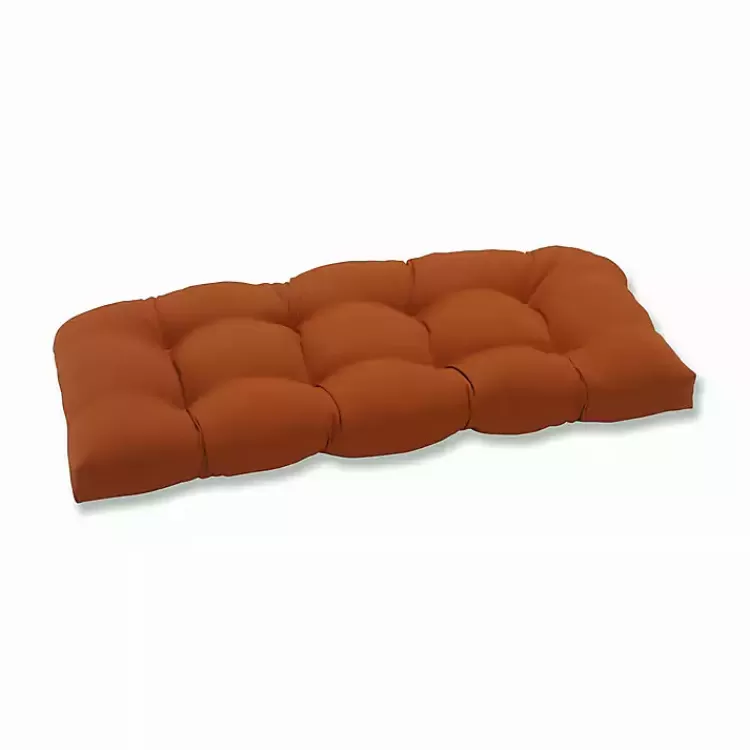 Burnt Outdoor Settee Cushion>Kirklands Home Store
