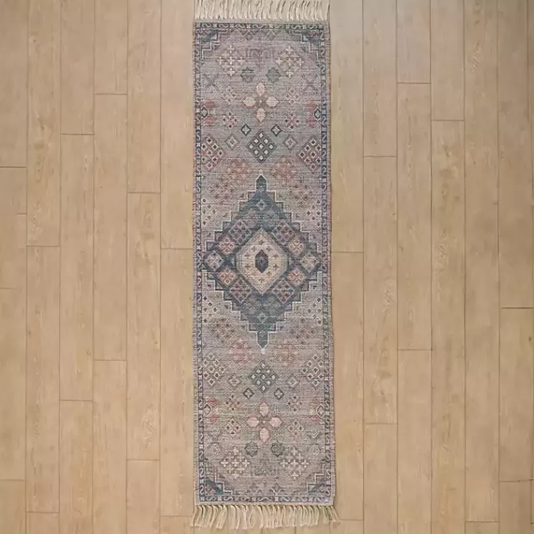 Bylas Navy Medallion Runner, 2x7>Kirklands Home Best