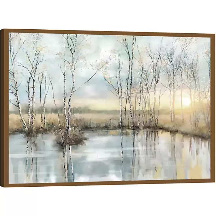 Calm Reflection Framed Canvas Art Print>Kirklands Home Flash Sale