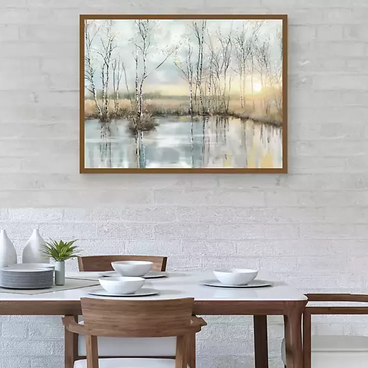 Calm Reflection Framed Canvas Art Print>Kirklands Home Flash Sale