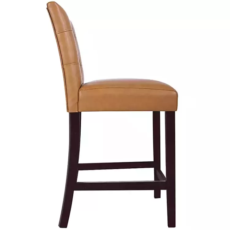 camel_faux_leather_jeremy_counter_stools_set_of__5.webp Camel Faux Leather Jeremy Counter Stools, Set of 2>Kirklands Home Cheap