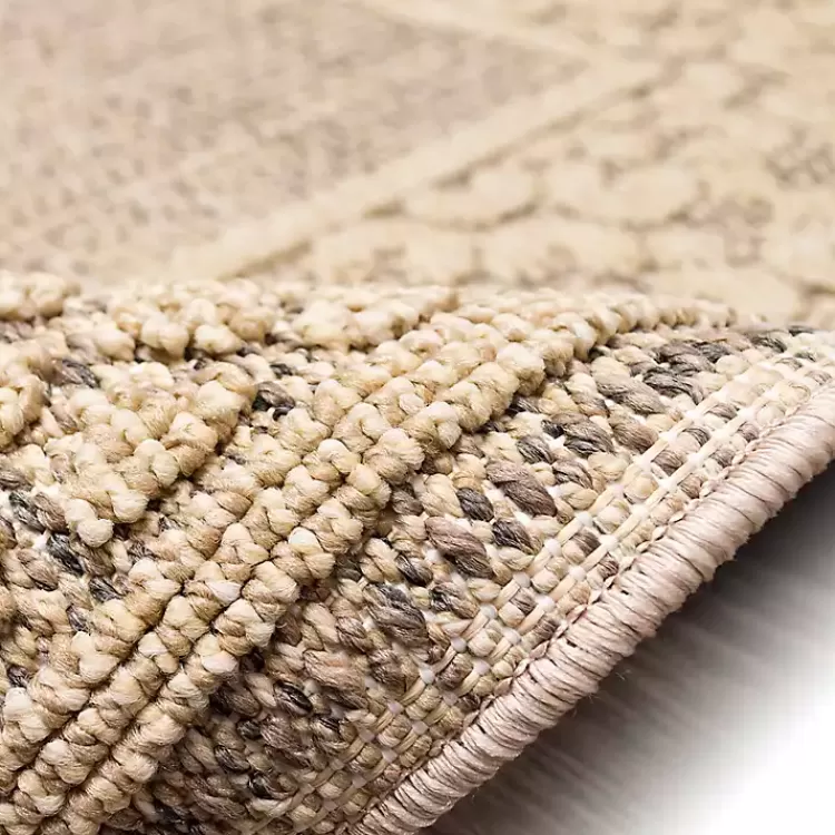 camel_leopard_border_outdoor_area_rug_x_6.webp Camel Leopard Border Outdoor Area Rug, 5x7>Kirklands Home Clearance