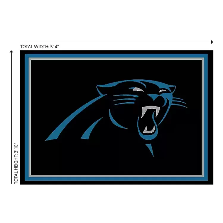 Carolina Panthers Area Rug, 4x6>Kirklands Home Fashion