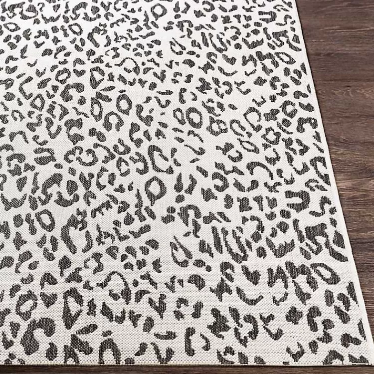 cauli_black_leopard_print__outdoor_rug_x_2.webp Cauli Leopard Print Outdoor Rug, 7x7>Kirklands Home Cheap