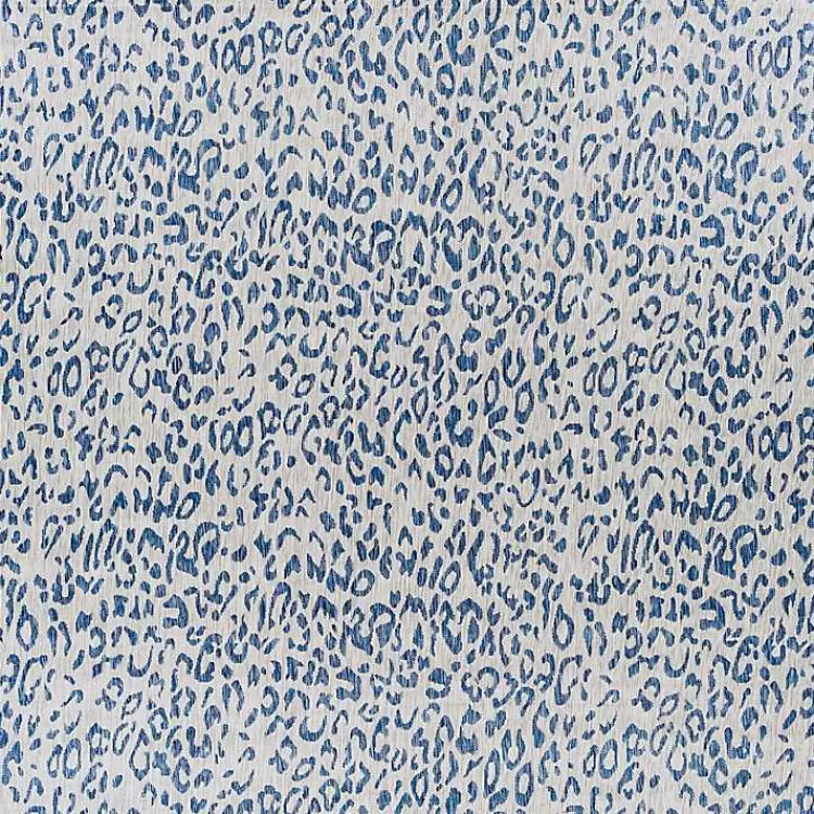 Cauli Leopard Print Outdoor Rug, 6x6>Kirklands Home Cheap