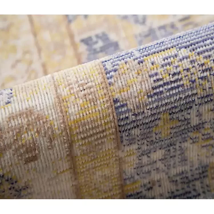 Cerulean Vintage Border Area Rug, 5x7>Kirklands Home Discount