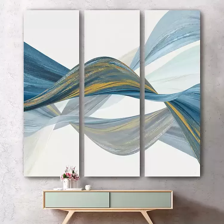 Changing Currents Canvas Art Prints, Set of 3>Kirklands Home Flash Sale