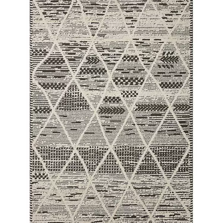Charcoal Gradient Diamond Area Rug, 5x7>Kirklands Home Clearance