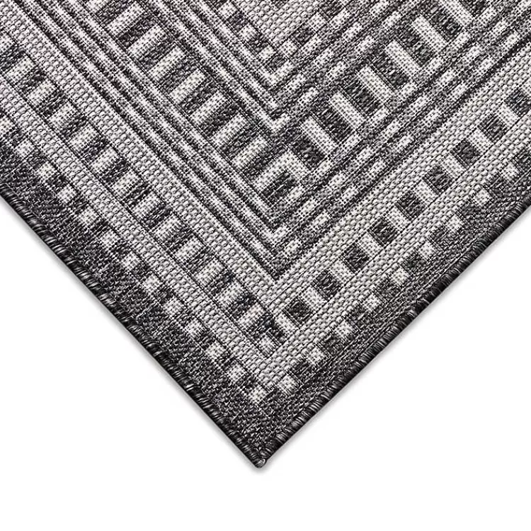 charcoal_linear_macy_indooroutdoor_area_rug_x_4.webp Charcoal Linear Macy Indoor/Outdoor Area Rug, 6x9>Kirklands Home Store