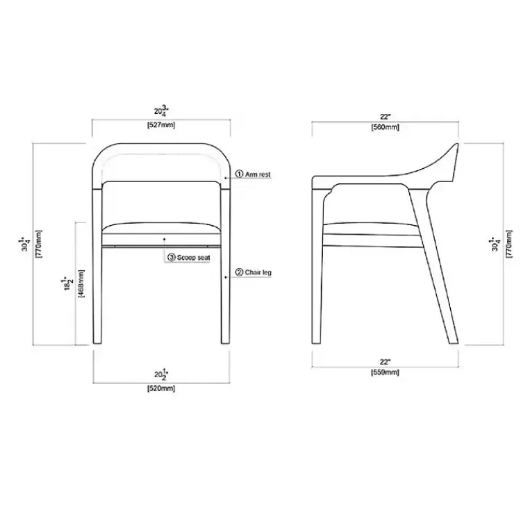 chestnut_ramus_dining_armchairs_set_of__9.webp Chestnut Ramus Dining Armchairs, Set of 2>Kirklands Home Sale