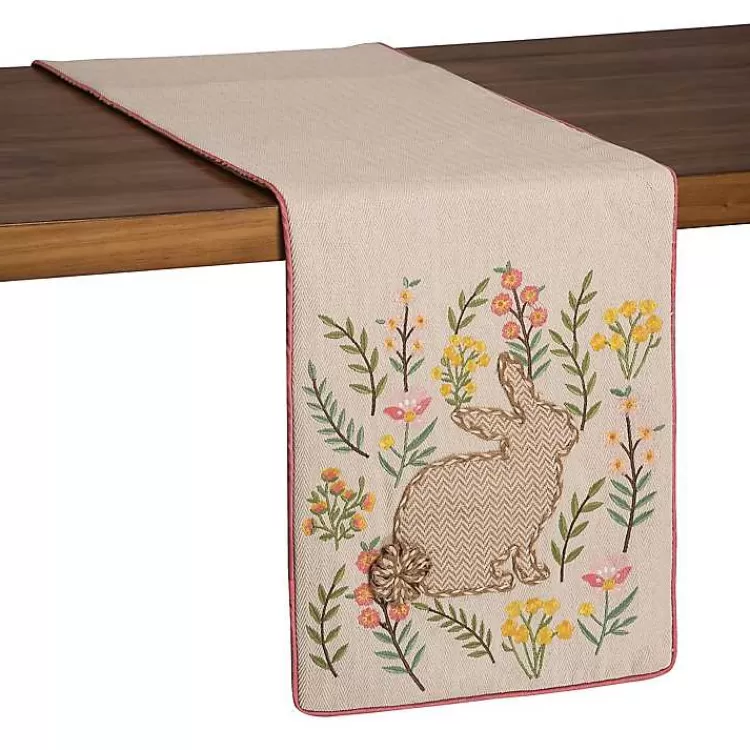 Chevron Garden Bunny Table Runner>Kirklands Home Hot