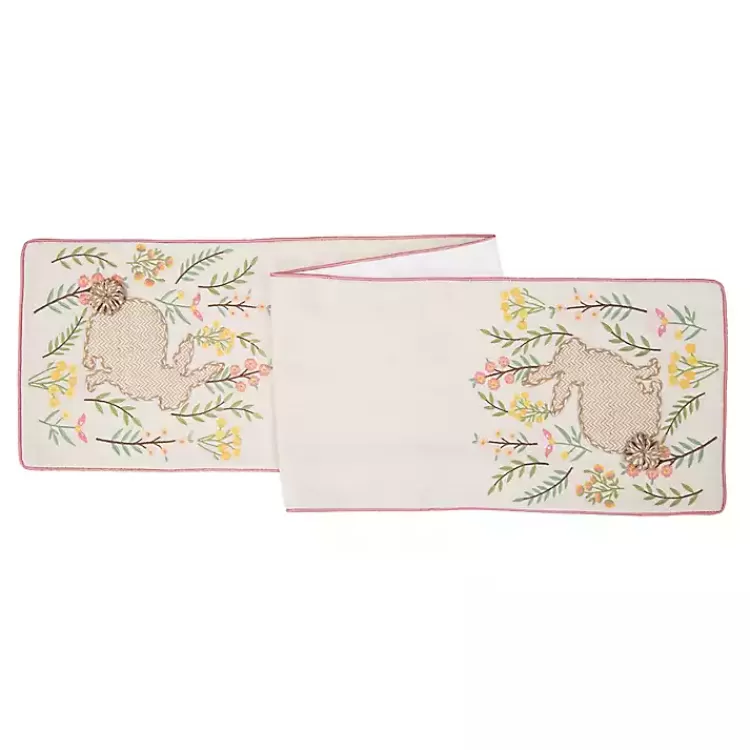 Chevron Garden Bunny Table Runner>Kirklands Home Hot