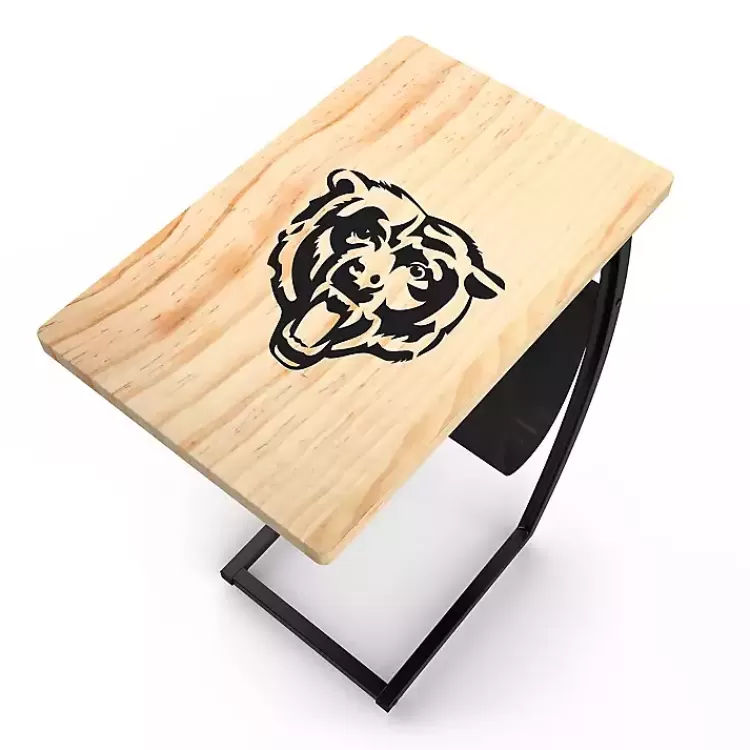 Chicago Bears Wood C-Table>Kirklands Home Store
