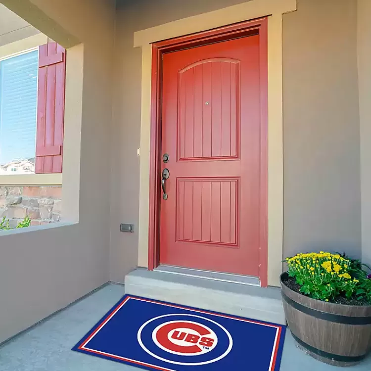 chicago_cubs_spirit_rug_x_3.webp Chicago Cubs Spirit Rug, 3x4>Kirklands Home Fashion