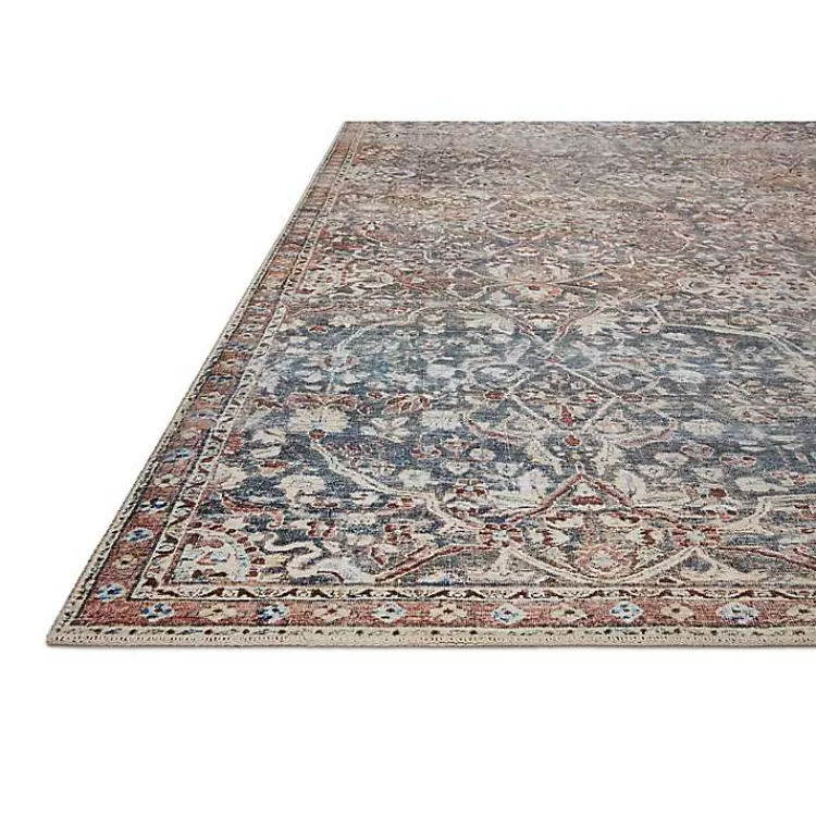 Chris Loves Julia x Loloi Jules Dark Blue Rug, 7x9>Kirklands Home Best Sale