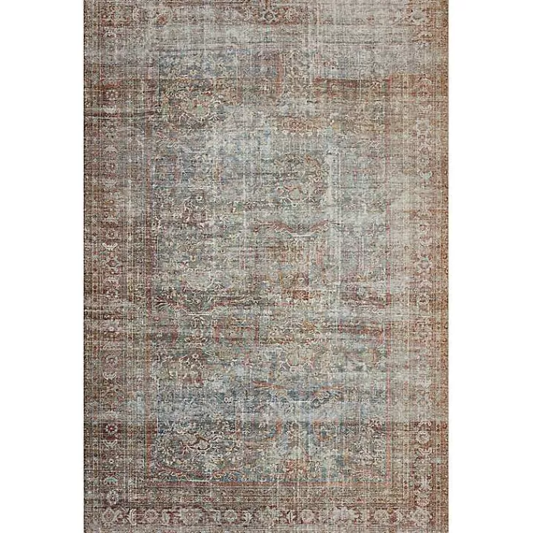 Chris Loves Julia x Loloi Jules Lagoon Rug, 5x7>Kirklands Home Best Sale