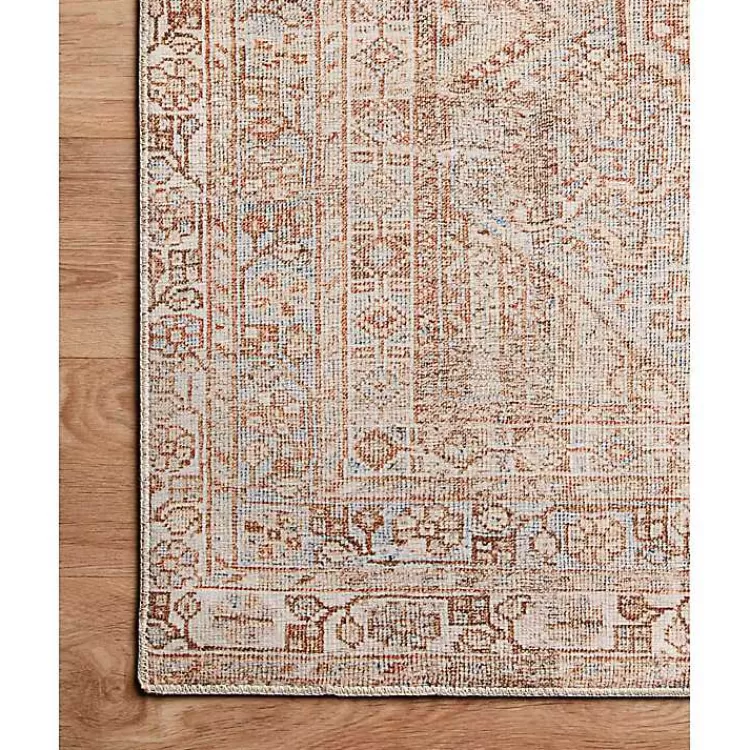 Chris Loves Julia x Loloi Jules Orange Rug, 5x7>Kirklands Home Outlet