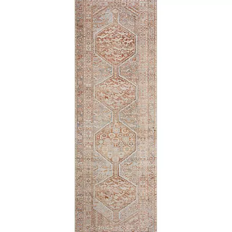 Chris Loves Julia x Loloi Jules Orange Runner, 2x3>Kirklands Home Shop