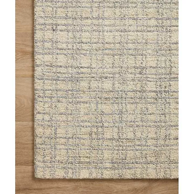 Chris Loves Julia x Loloi Polly Tan Grid Rug, 3x5>Kirklands Home Fashion