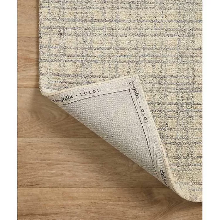 Chris Loves Julia x Loloi Polly Tan Grid Rug, 3x5>Kirklands Home Fashion