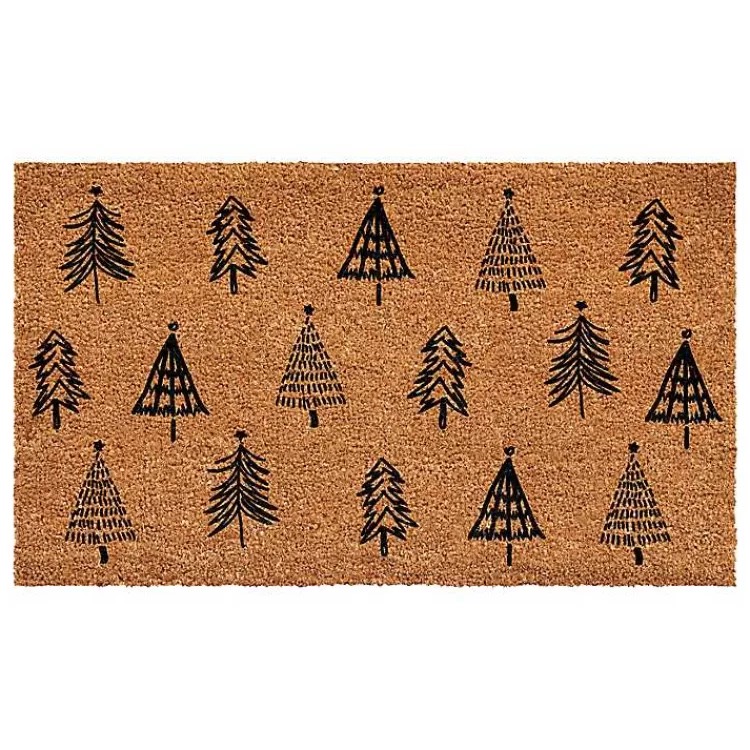 Christmas Tree Farm Coir Doormat>Kirklands Home Store