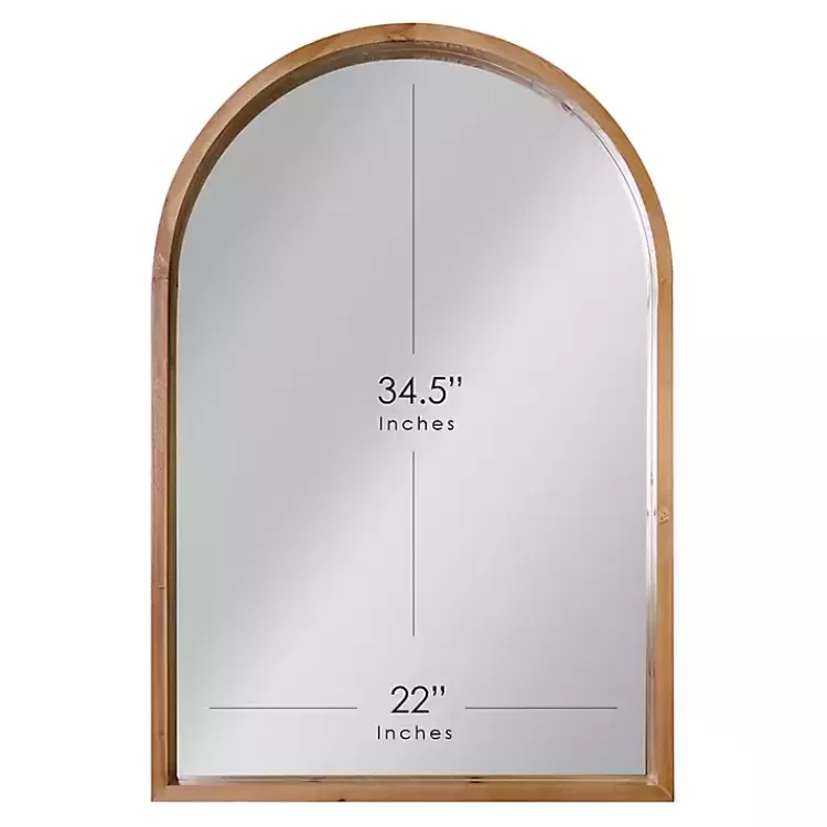 ciarra_natural_wood_arch_wall_mirror_4.webp Ciarra Natural Wood Arch Wall Mirror>Kirklands Home Fashion