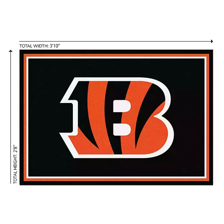 Cincinnati Bengals Area Rug, 3x4>Kirklands Home Clearance