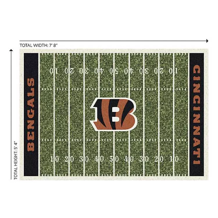 Cincinnati Bengals Home Field Area Rug, 6x8>Kirklands Home Outlet