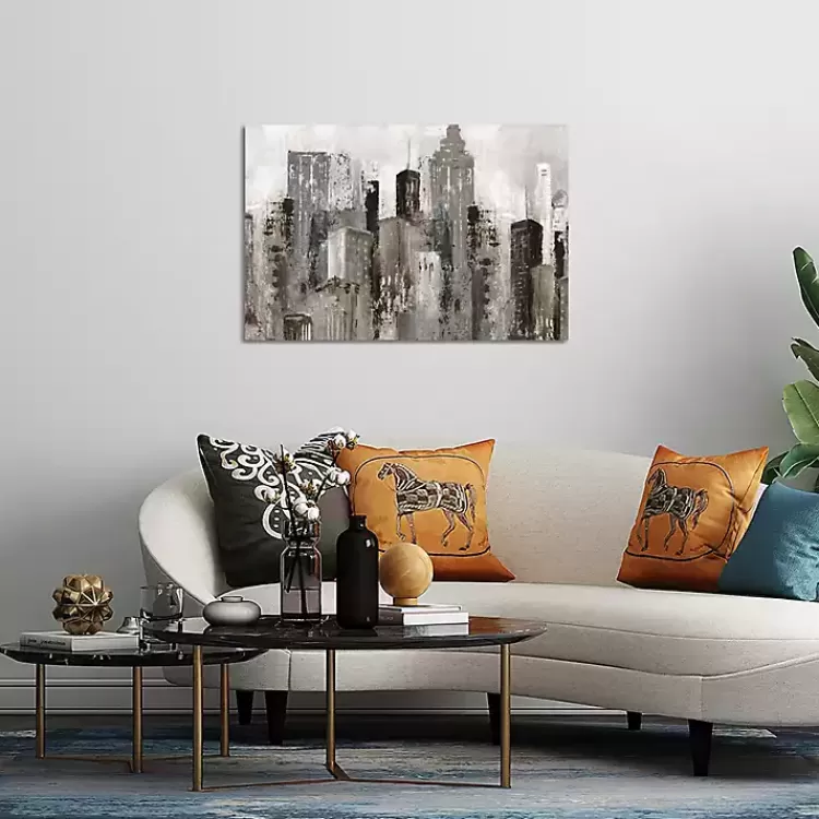 City Mood Canvas Art Print>Kirklands Home Store