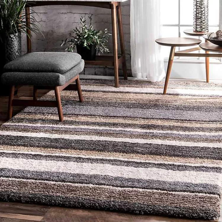 Clark Shag Area Rug, 8x10>Kirklands Home Discount