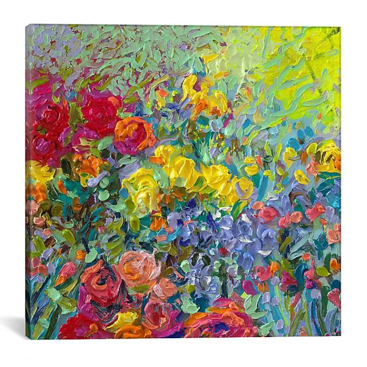 Clay Flowers Canvas Art Print>Kirklands Home Fashion