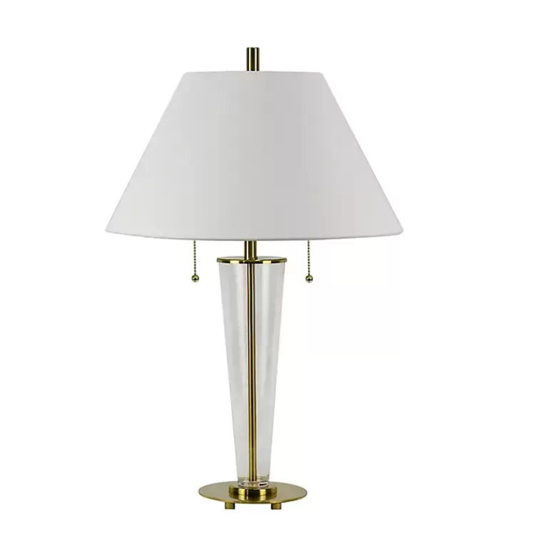 Clear Crystal Art Deco Table Lamp>Kirklands Home Discount