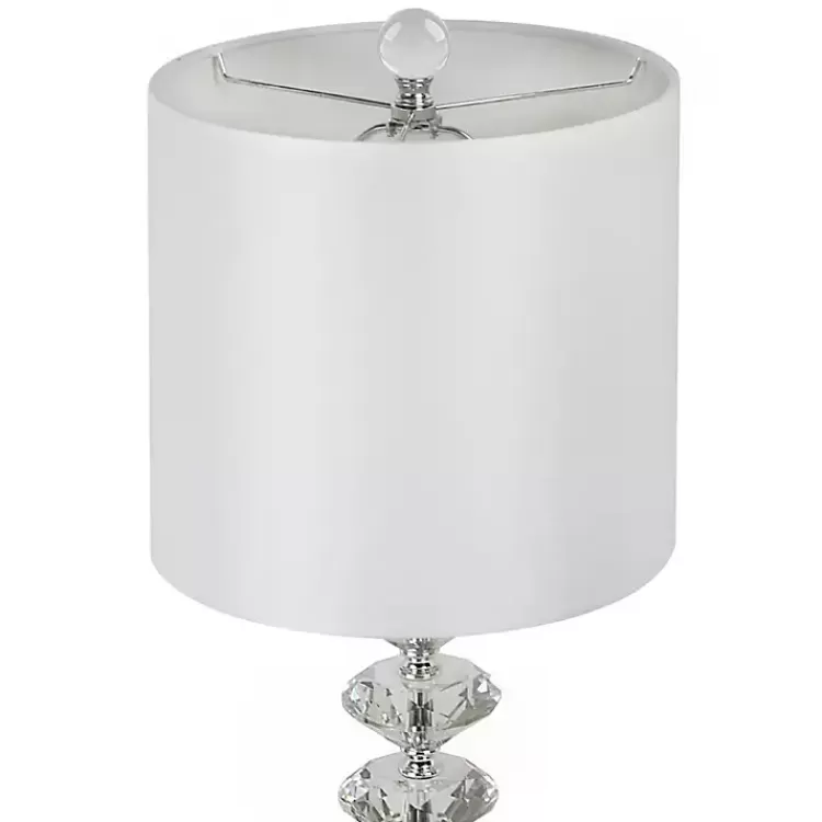 Clear Crystal Spindle Table Lamps, Set of 2>Kirklands Home Clearance