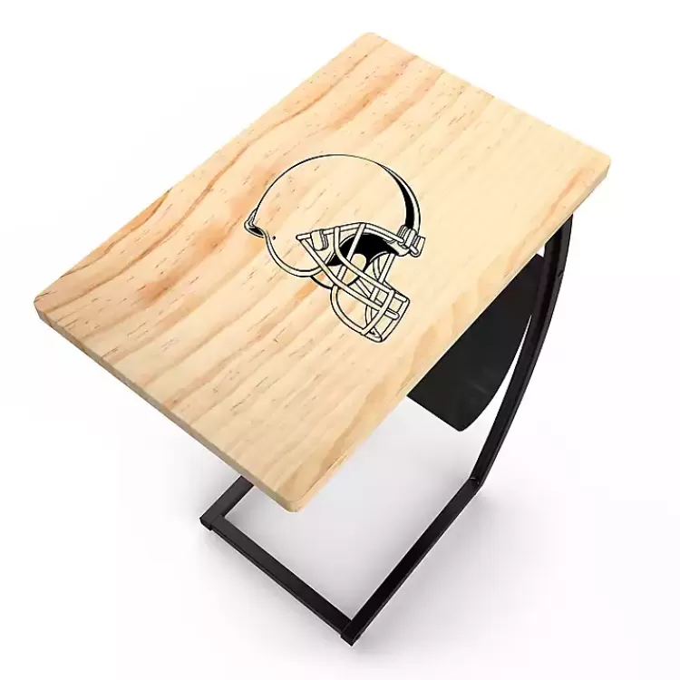 Cleveland Browns Wood C-Table>Kirklands Home Cheap