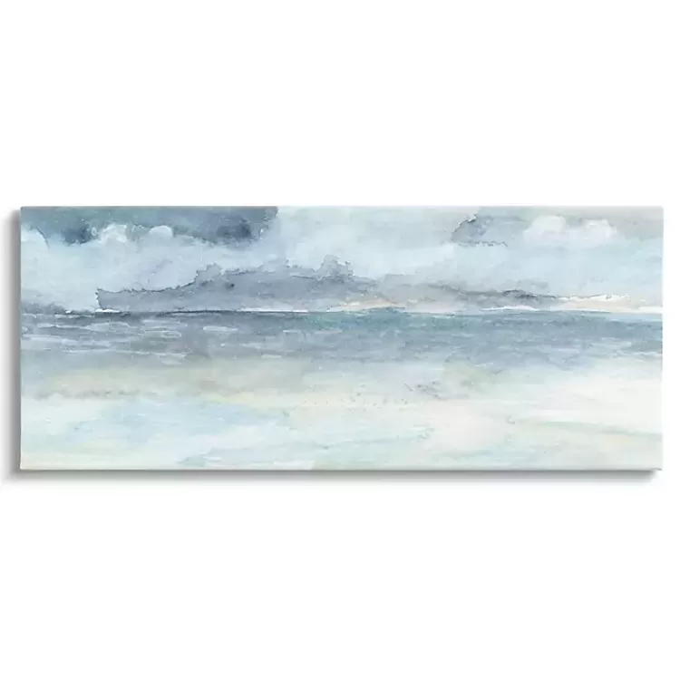 Cloudy Ocean Waves Canvas Art Print, 48x20 in.>Kirklands Home Clearance
