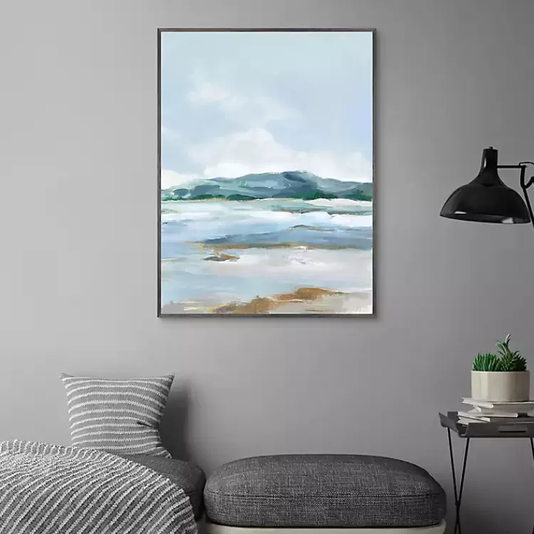 Coastal Mountains I Framed Canvas Art Print>Kirklands Home Fashion