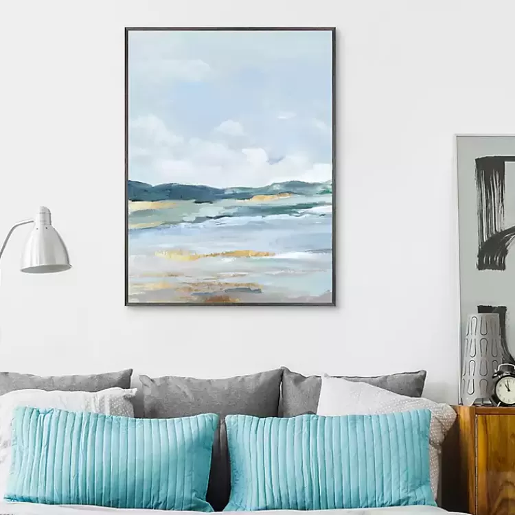 Coastal Mountains II Framed Canvas Art Print>Kirklands Home Online
